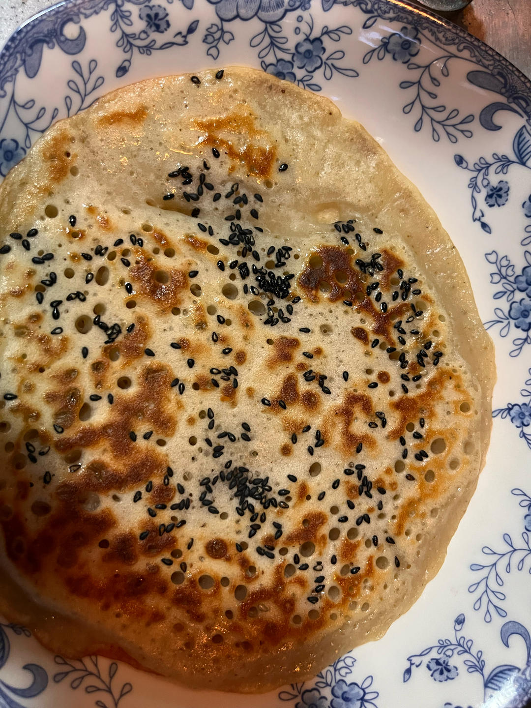 椒盐发面饼 Sesame Pancake