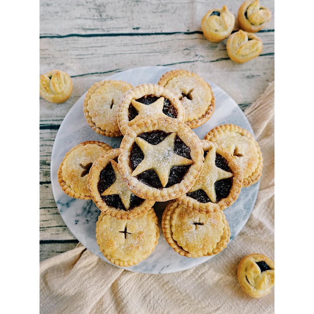 孙艮艮做的水果馅派 mince pie