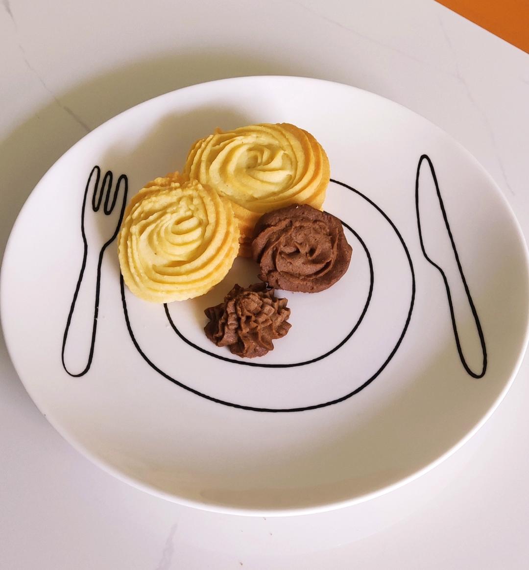 零失败花纹超级立体的黄油曲奇