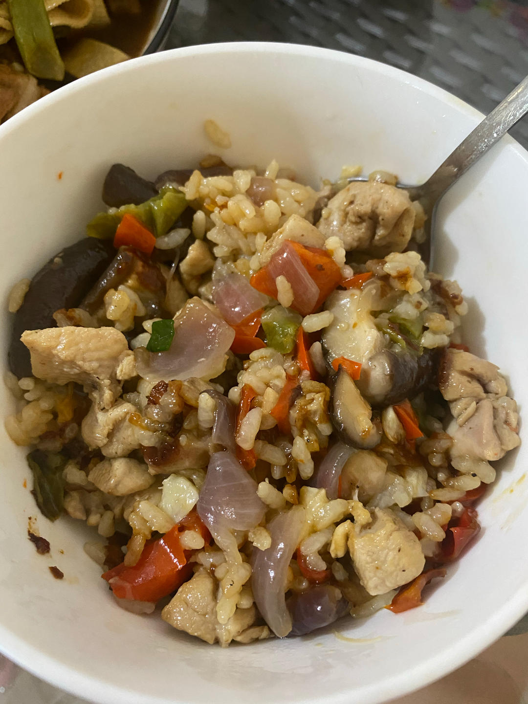 香菇滑鸡饭