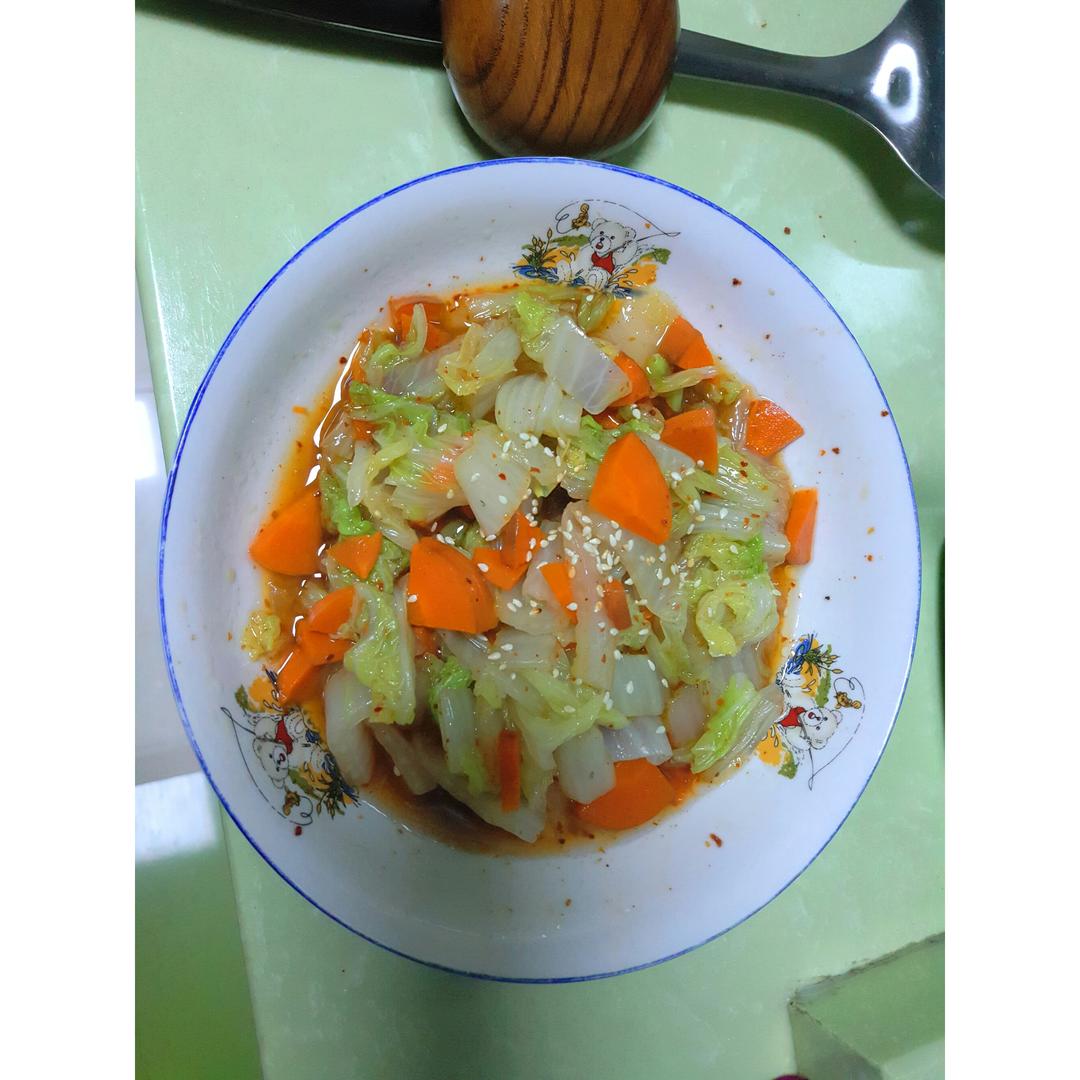响油白菜