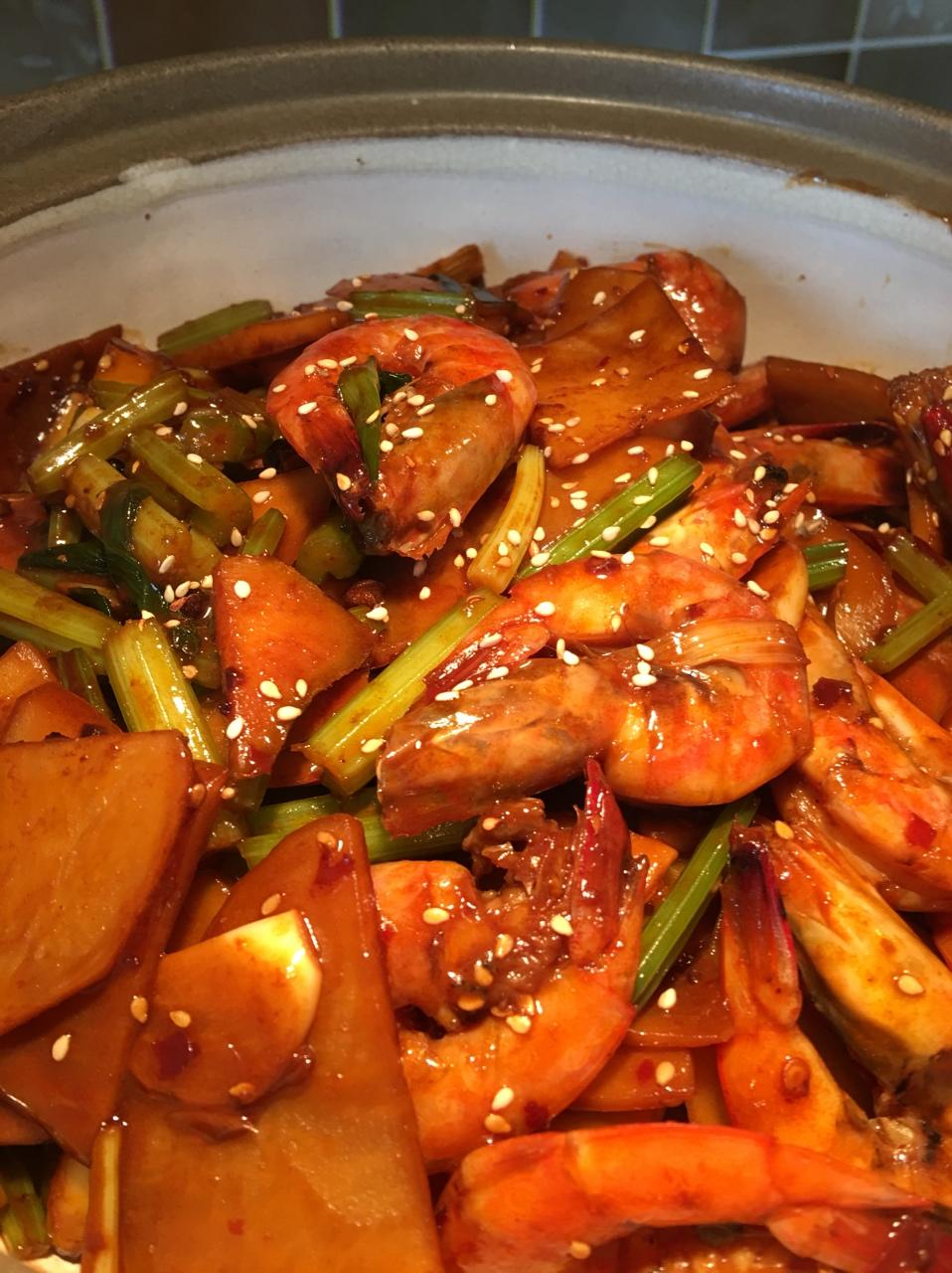 干锅香辣虾