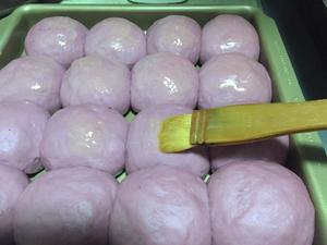 紫薯酸奶小餐包（蜜豆馅）的做法 步骤12