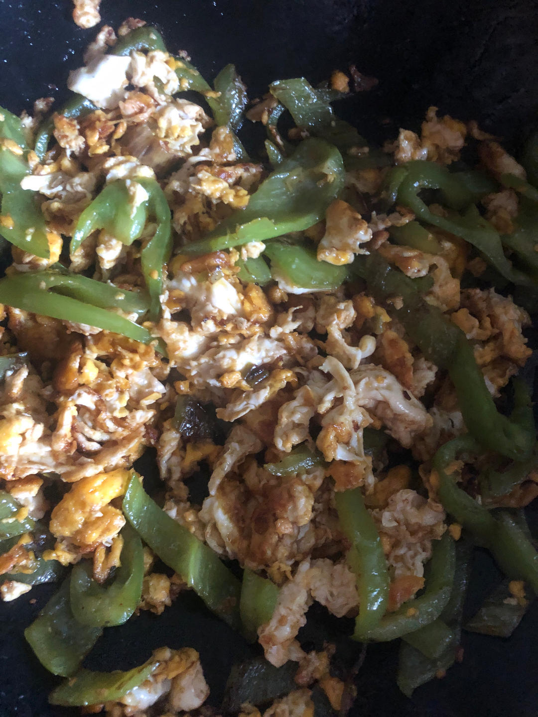 下饭菜——青椒炒鸡蛋