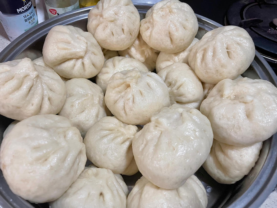 白菜粉条肉包子•胶东手切