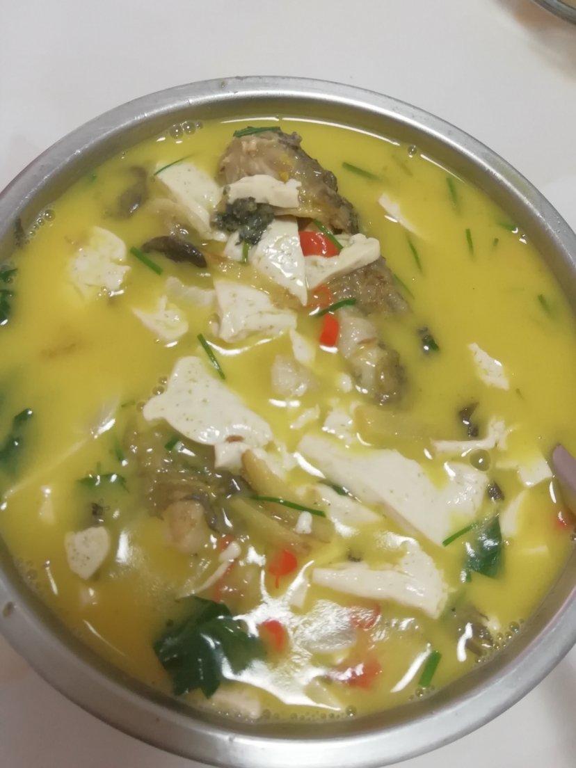黄鸭叫煮豆腐
