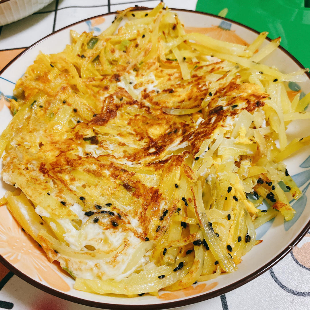 快手早餐饼（土豆鸡蛋饼）