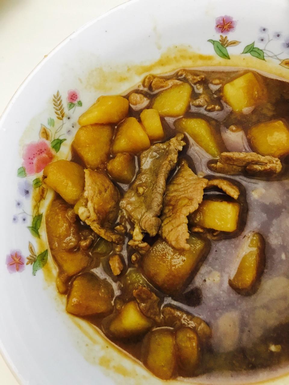土豆烧肉