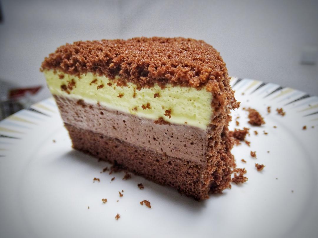 sandysandysandy做的 letao> 巧克力双层芝士蛋糕配方大公开!