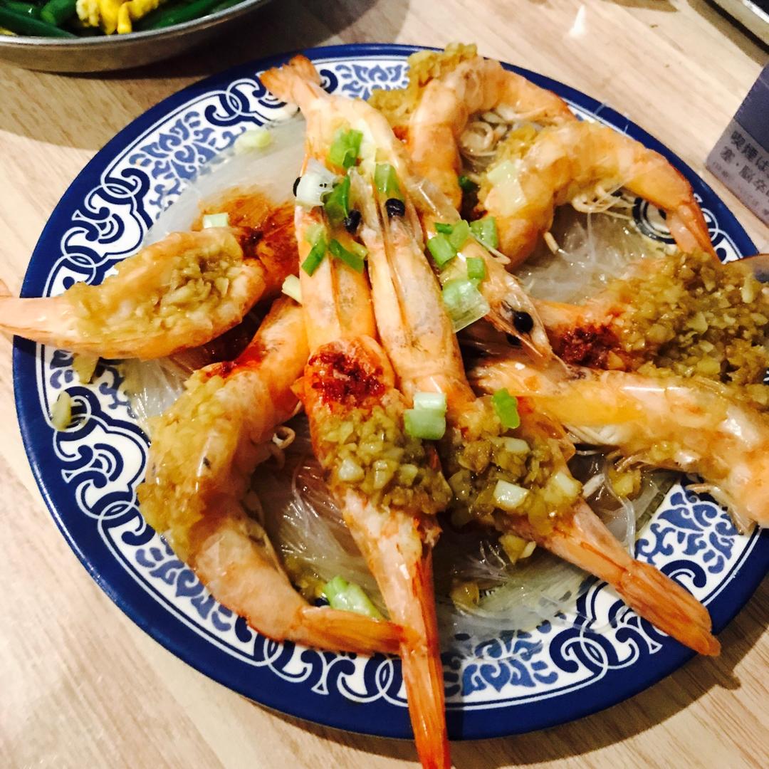 蒜蓉粉丝开边虾