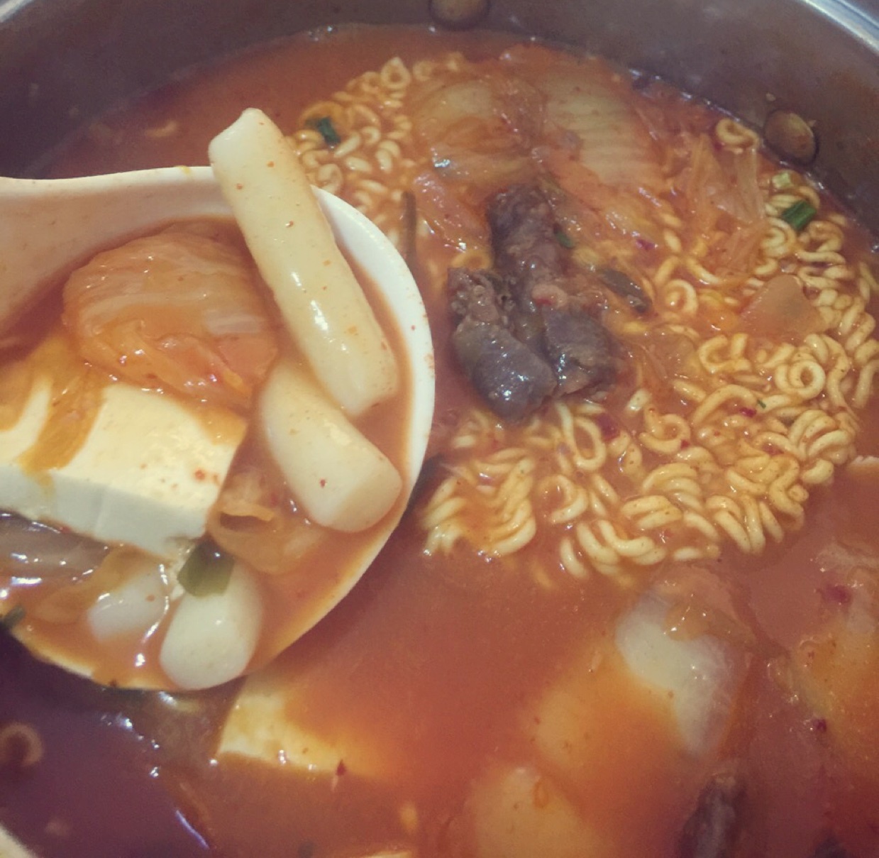 韩式肥牛火锅面