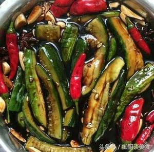 素食:上海酱黄瓜的做法 步骤3