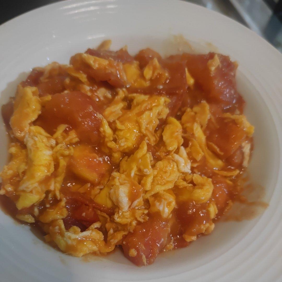 孩子最爱的（适合拌饭）的番茄炒蛋