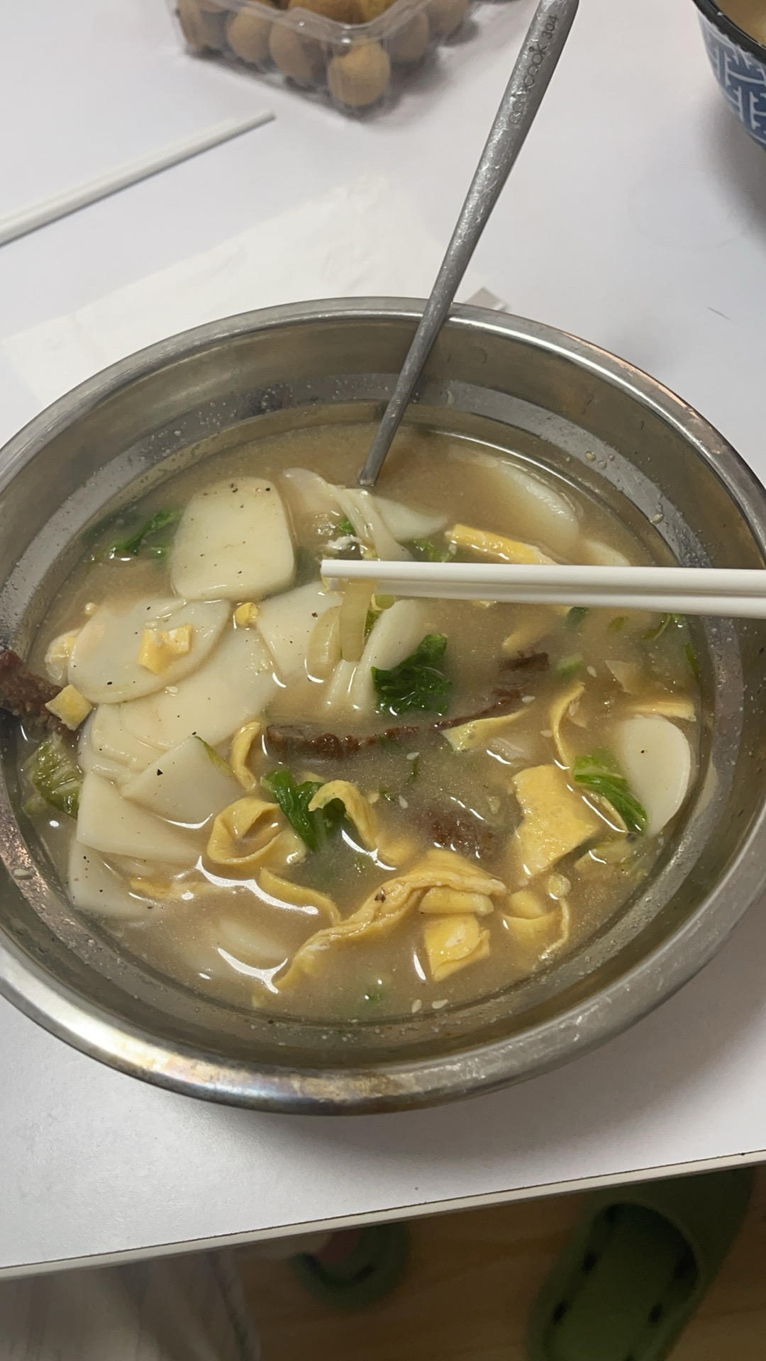 牛肉白菜汤年糕