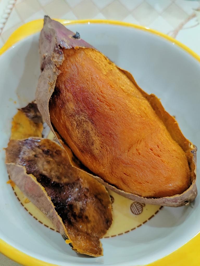 【糯唧唧的烤红薯】糖油四溢皮肉分离外糯里嫩吸溜着吃！