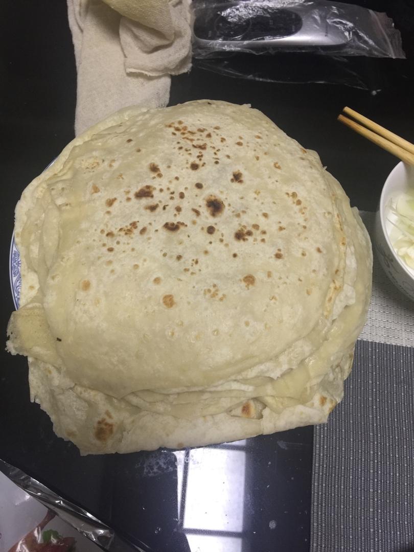 卷饼、春饼皮又薄又软还有韧劲的秘方