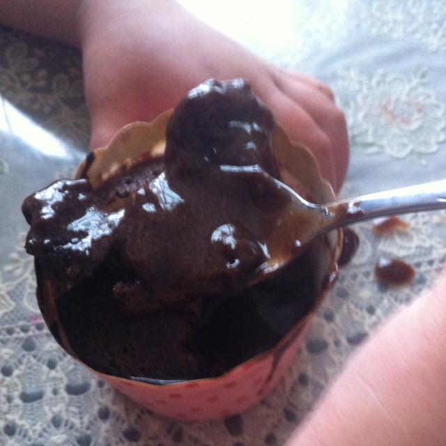 莫尼卡美食厨房：爆浆巧克力蛋糕