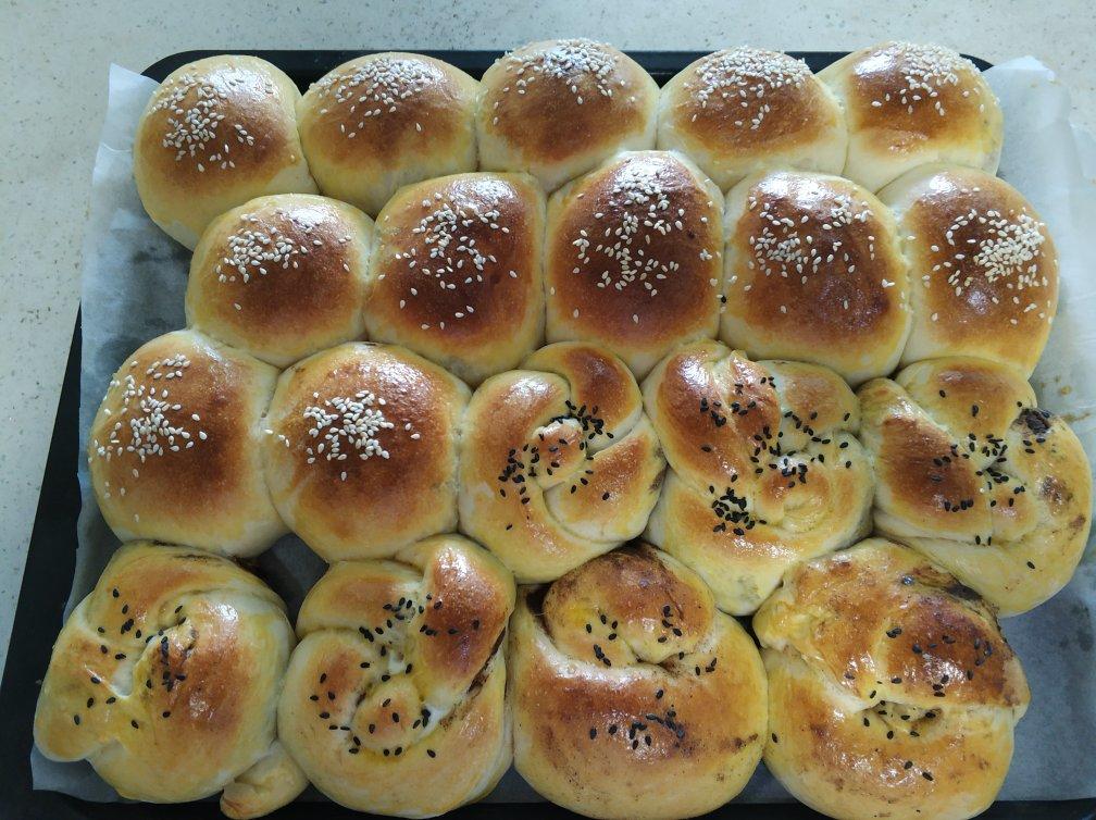 皇冠花朵面包（面包机版和面）