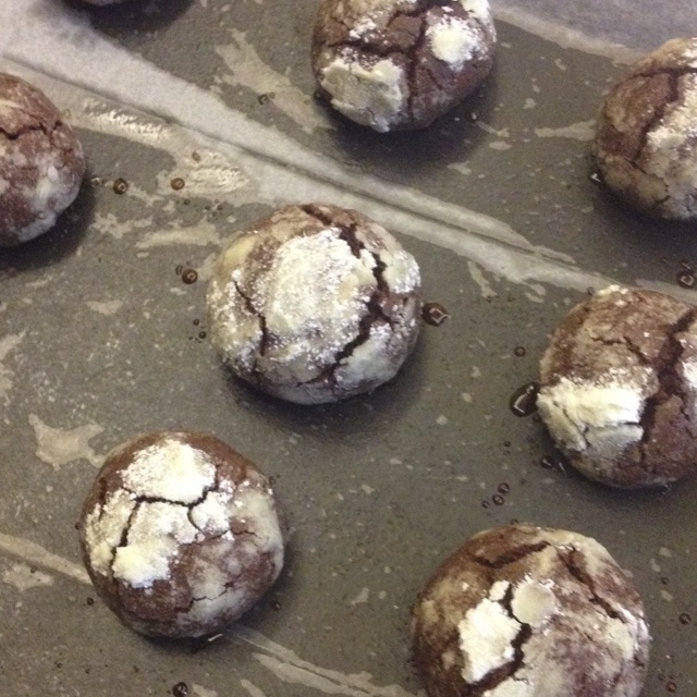 巧克力裂纹曲奇