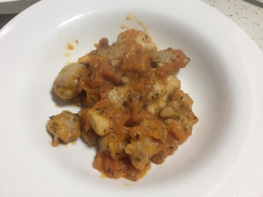 番茄炖鸡胸丨健康·三餐