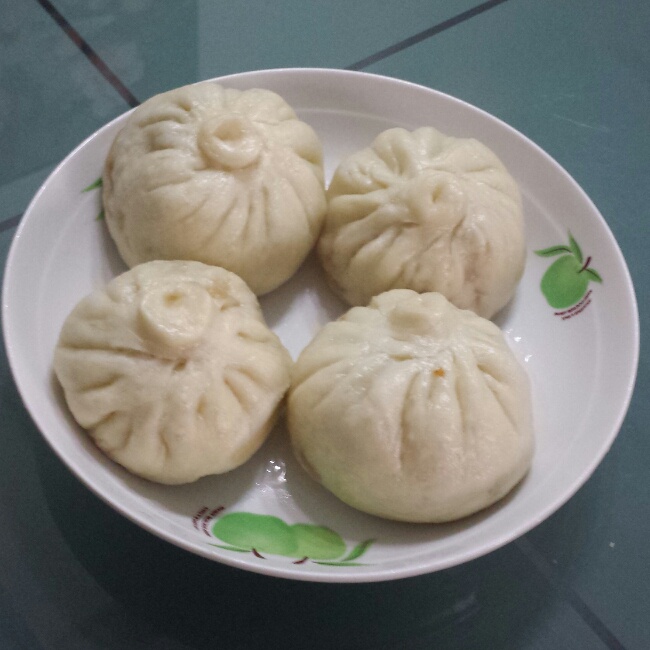 一小时快速吃上热腾包子（包括准备馅的时间）