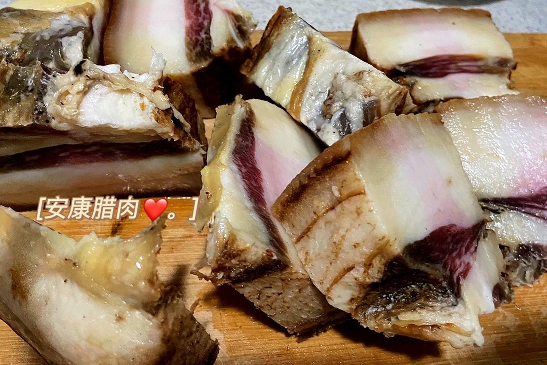 腊肉包菜炒粉条