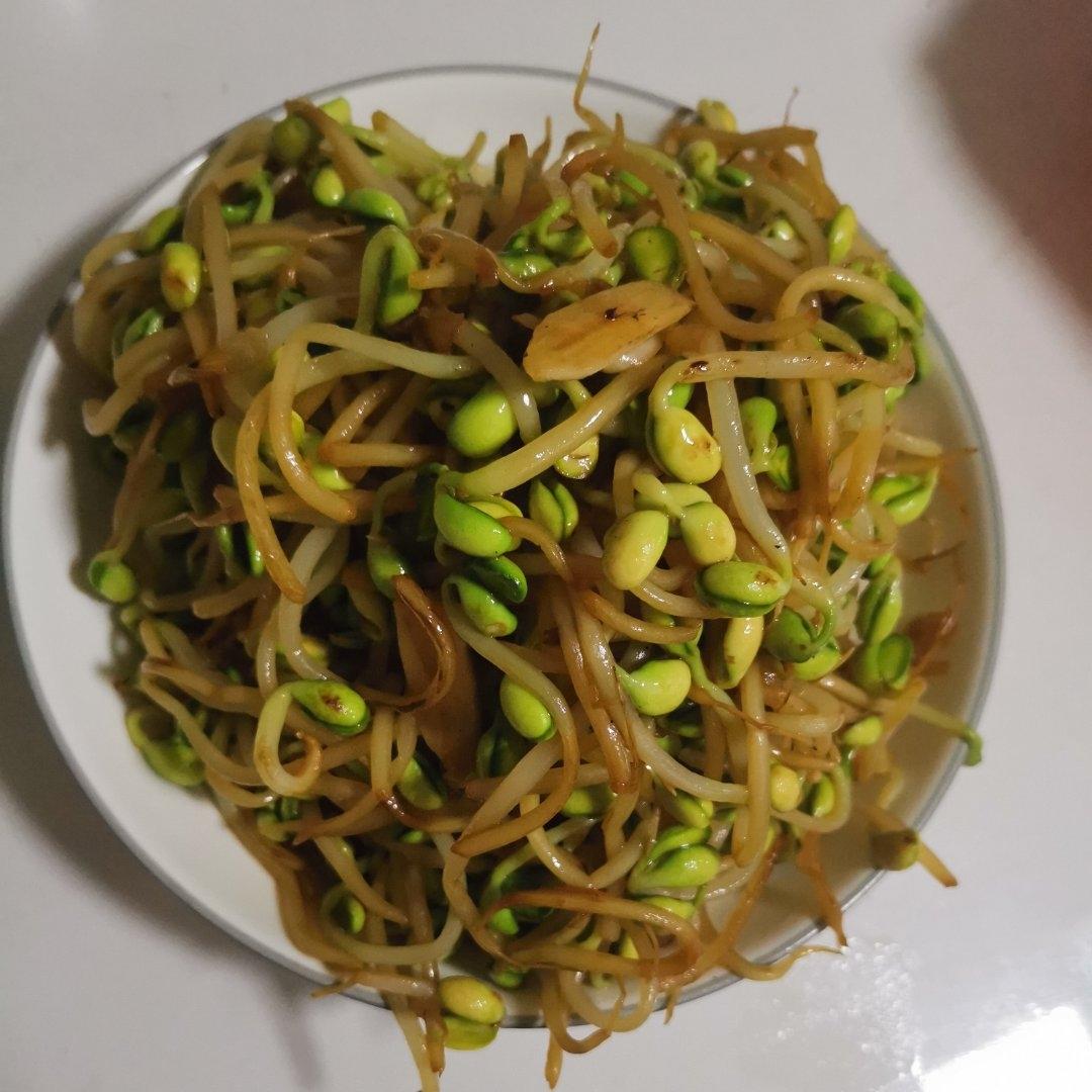 炒黄豆芽