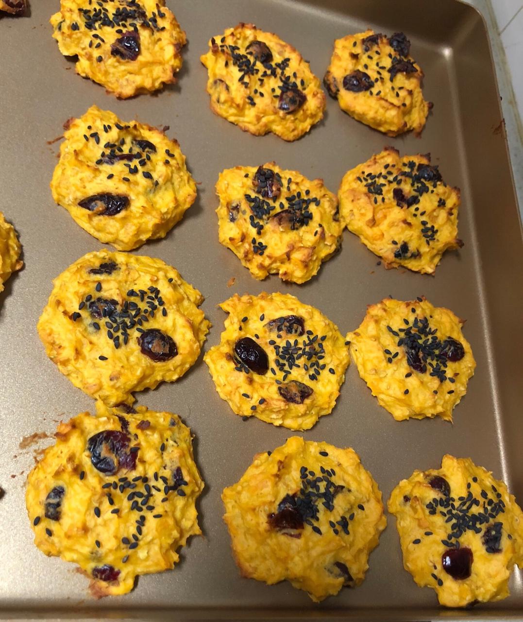红薯燕麦减脂饼干