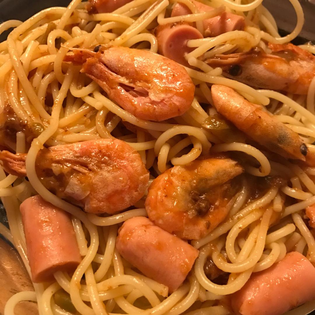 番茄肉酱意大利面