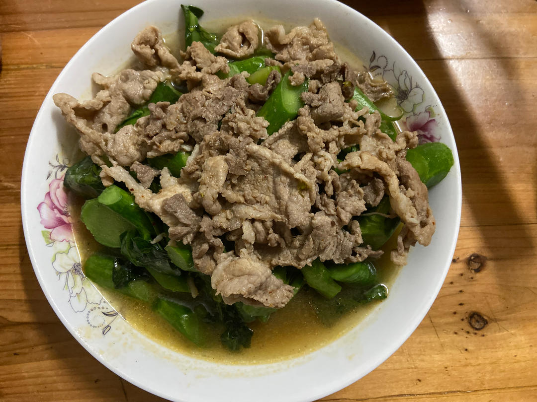 潮汕妈妈们拿手家常菜之芥蓝炒牛肉