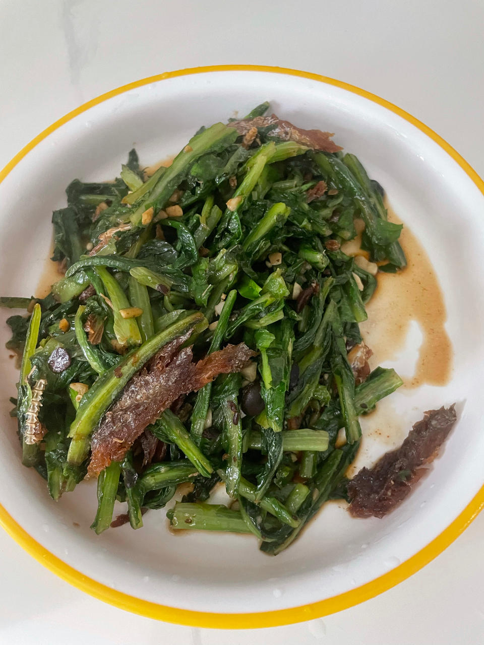 豆豉鲮鱼油麦菜