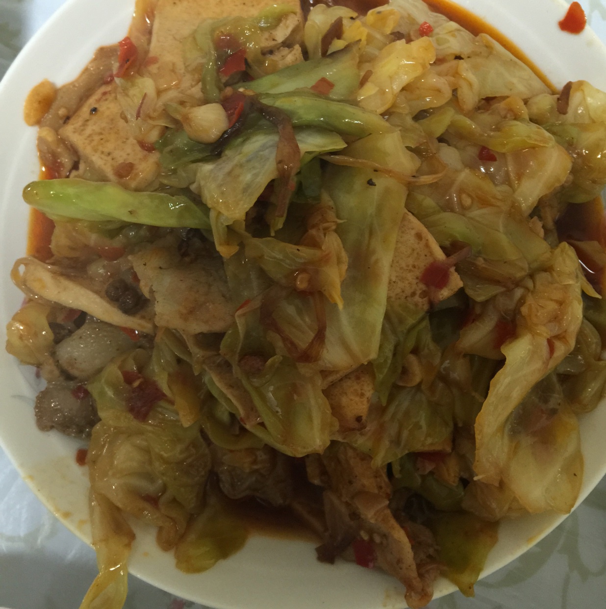 简易版干锅千叶豆腐
