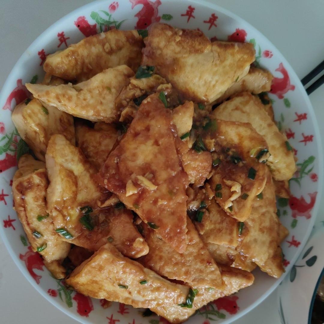 焖煎豆腐