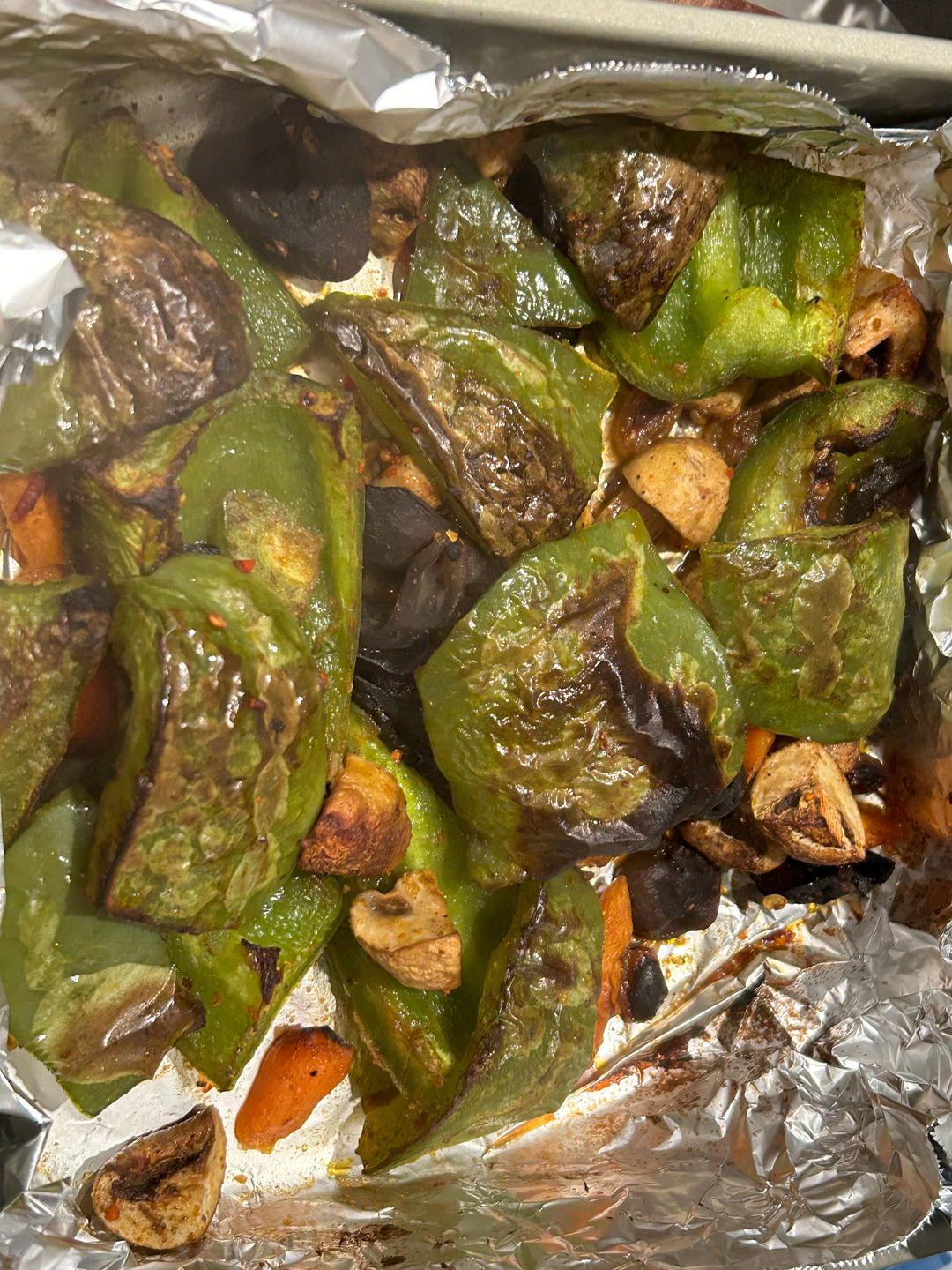 无油低脂烤蔬菜，永远滴神！水煮菜、沙拉吃腻了，来吃这个吧