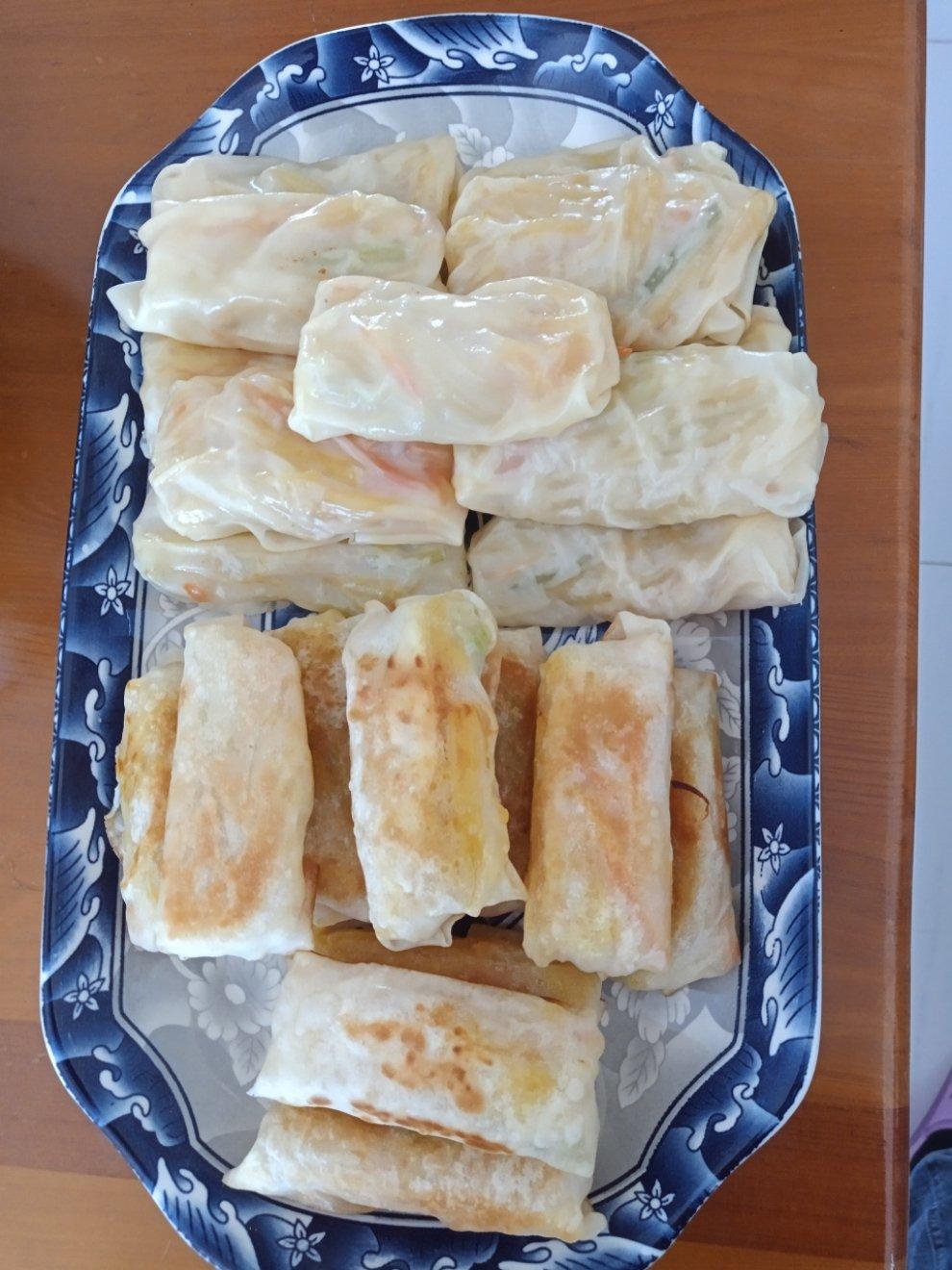 饺子皮薄饼卷
