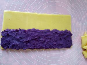 紫薯扭扭酥（简易无油皮版）的做法 步骤7