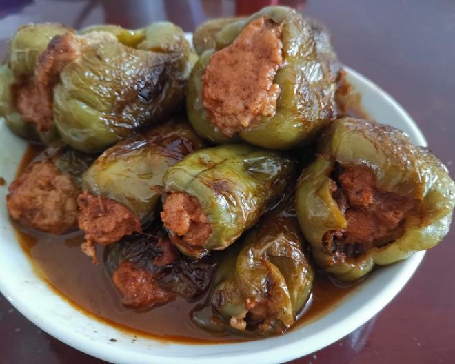 新手都🉑下饭家常菜3⃣:        肉酿虎皮青椒的做法