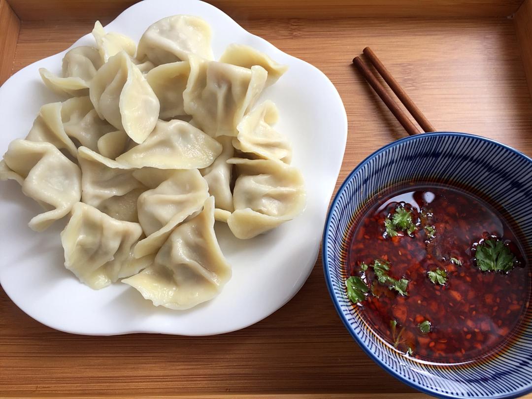 裙带菜虾仁鲜肉饺子