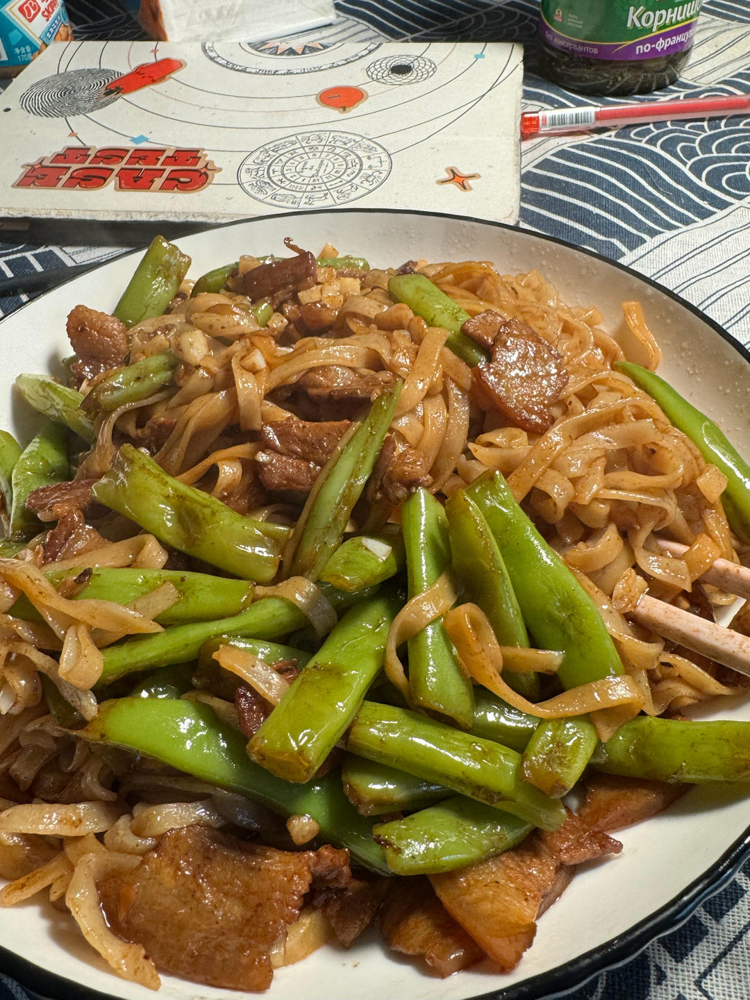 地道老北京扁豆焖面 豆角焖面 太好吃小心吃撑哦