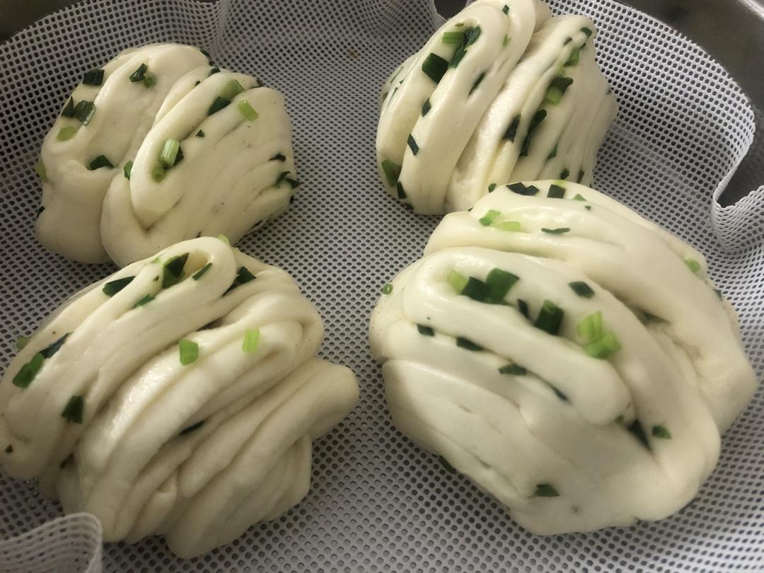 椒盐葱香花卷