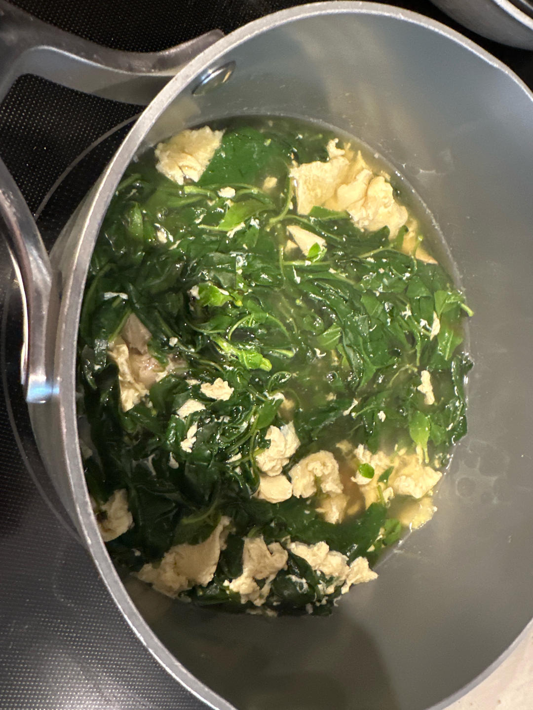 枸杞叶蛋花汤