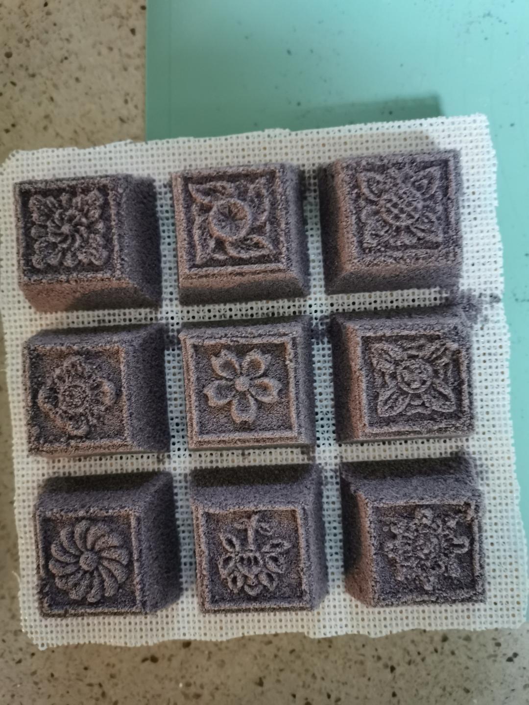 中式传统小方糕 松糕 米糕 蒸糕