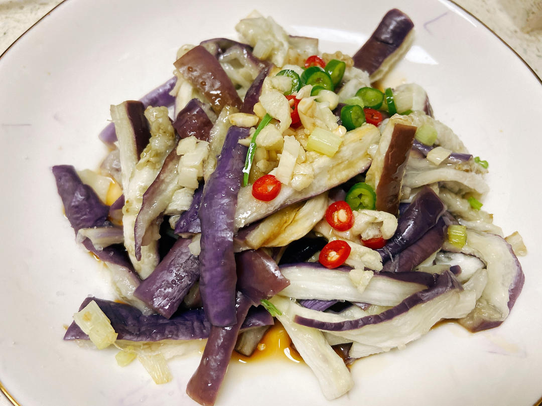 简单好吃蒜蓉蒸茄子