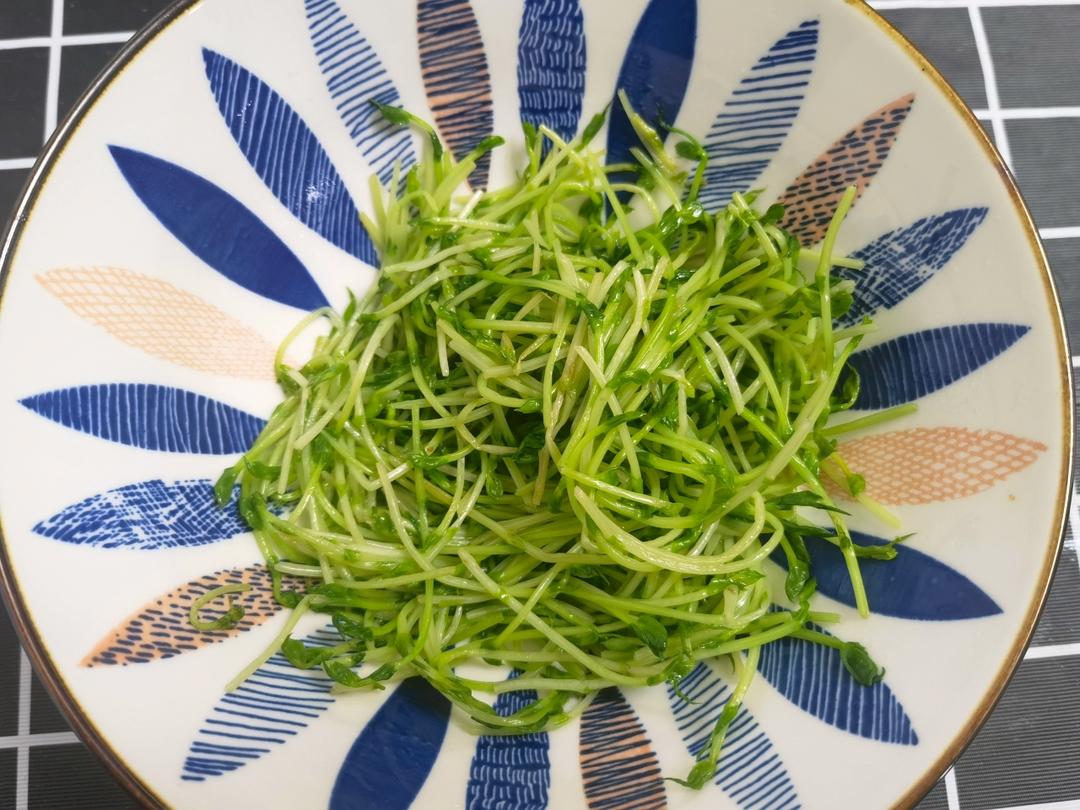 耗时一分钟，清口酒香豆苗