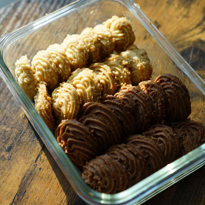 一抿即化酥到掉渣的珍妮曲奇云顶小花/烘焙视频饼干篇1