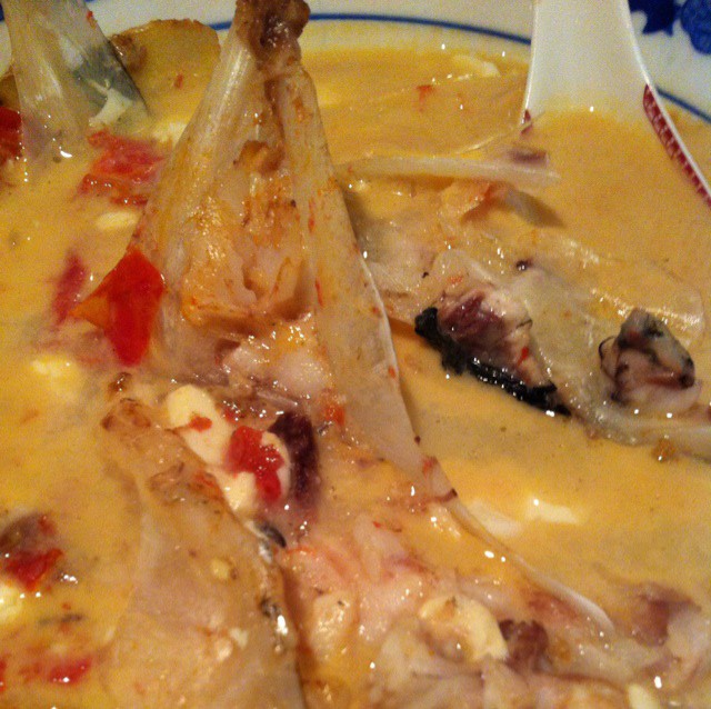 挪威三文鱼头汤