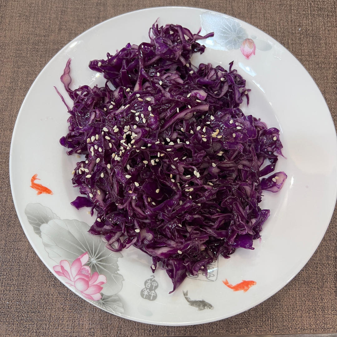 凉拌紫甘蓝