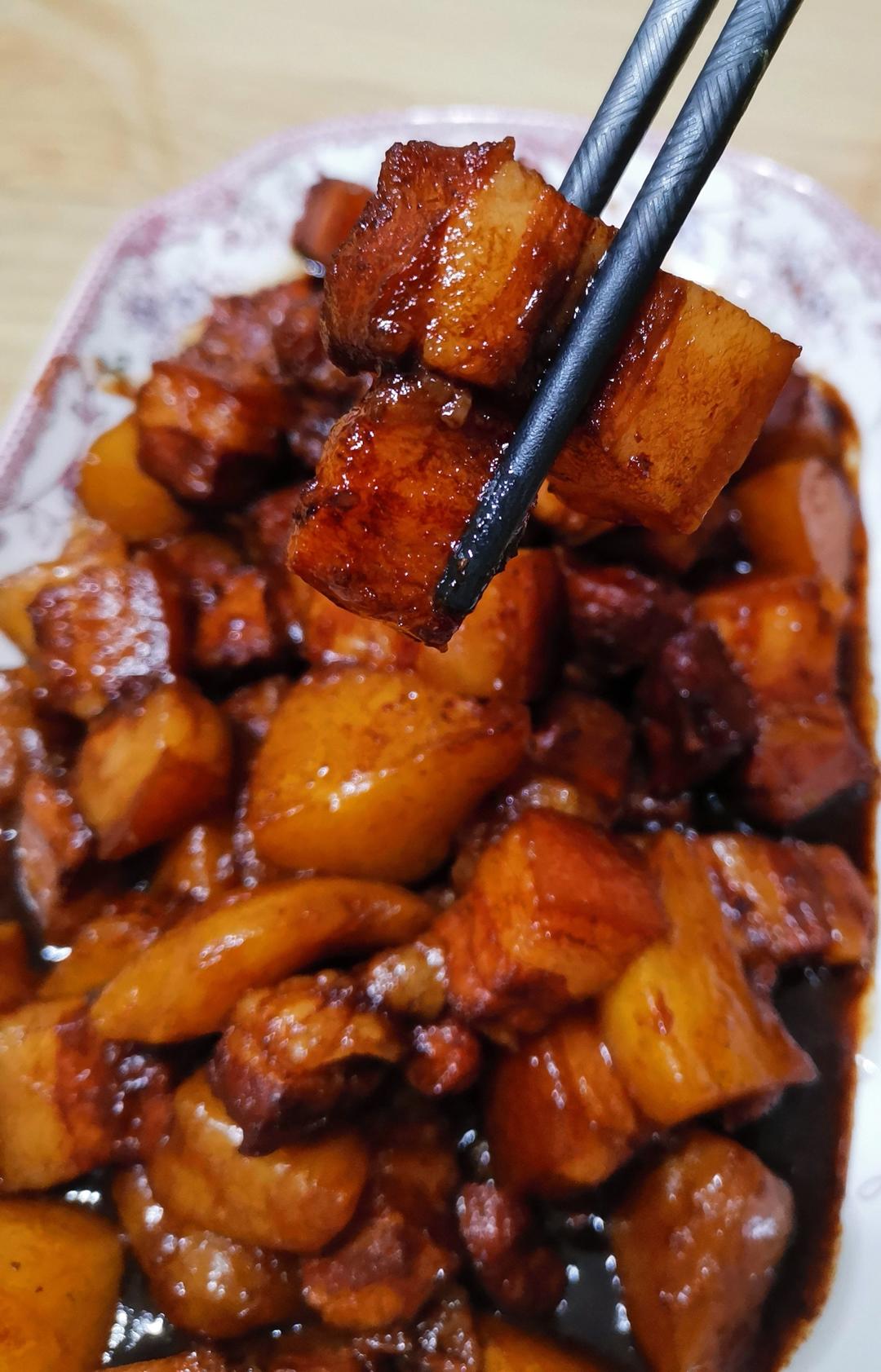 不焯水不放油的家常红烧肉