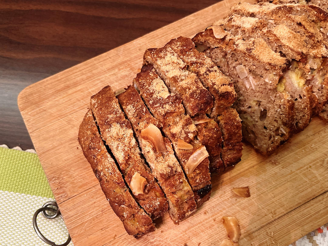 无糖椰蓉香蕉快手面包【健康主食】