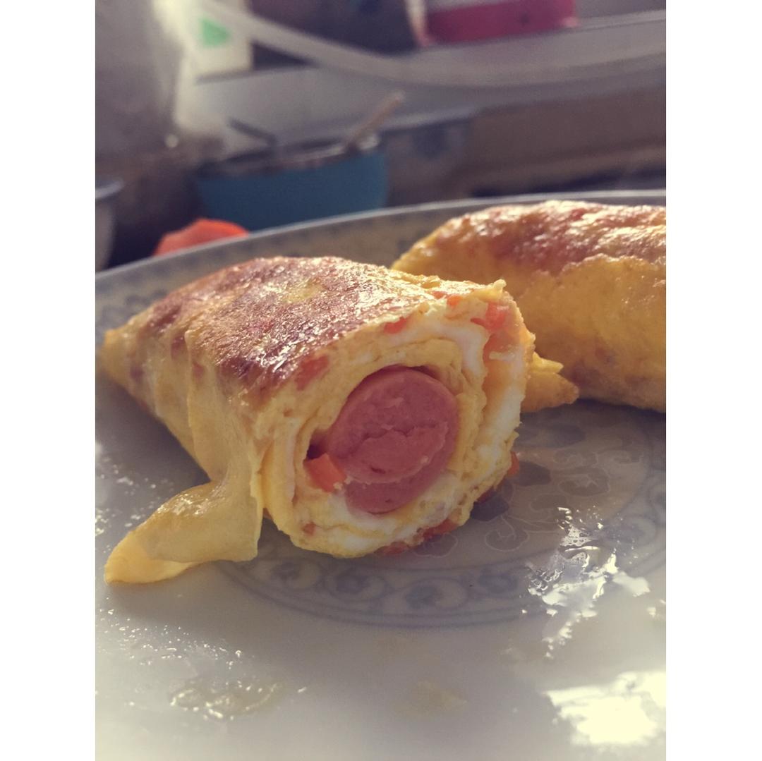 胡萝卜厚蛋烧
